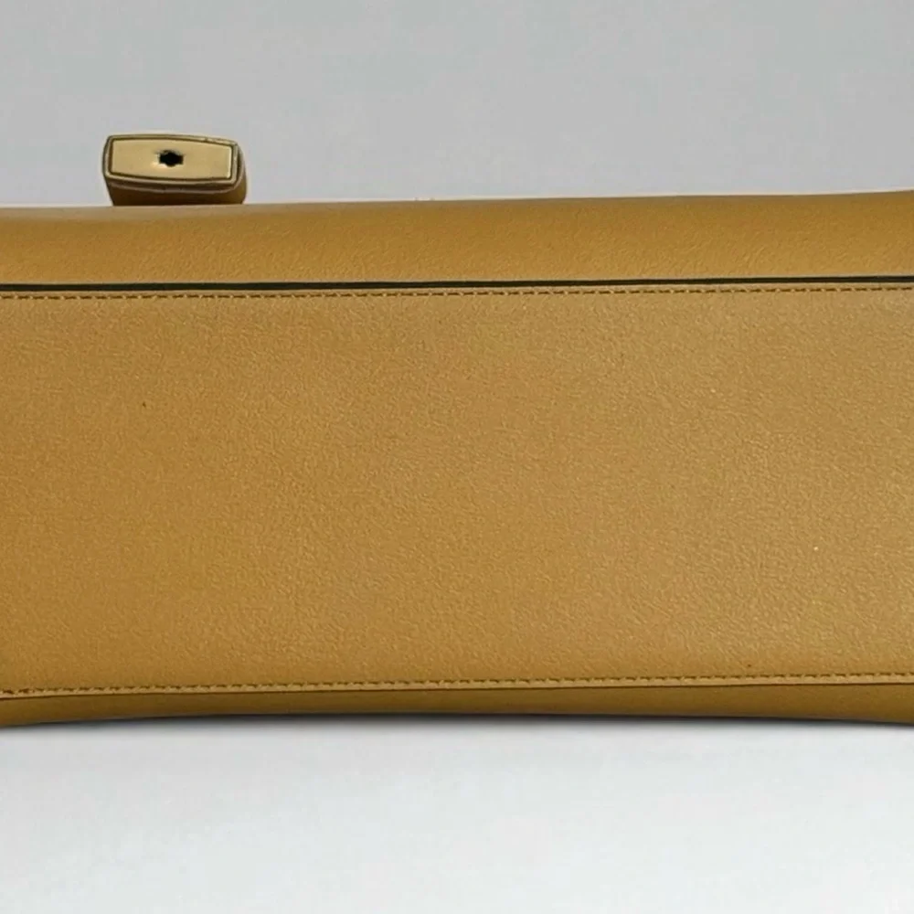 Aldo Mustard Yellow Satchel Crossbody Bag Handbag - Picture 6 of 14